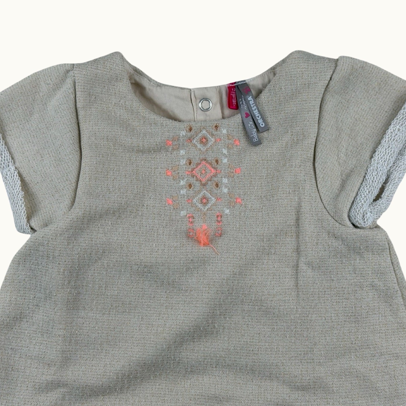 Robe bi-matière - 12 mois