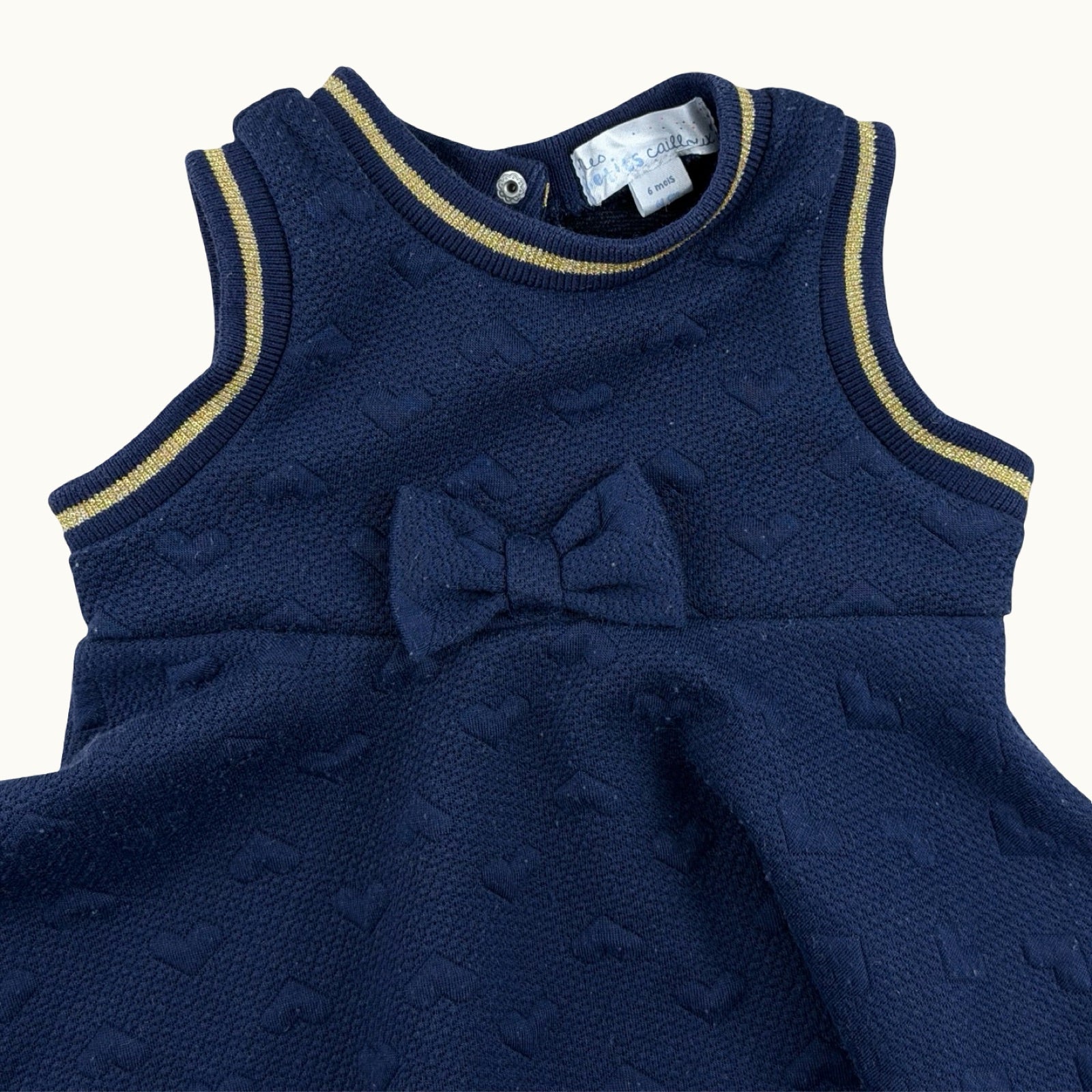 Robe avec noeud - 6 mois