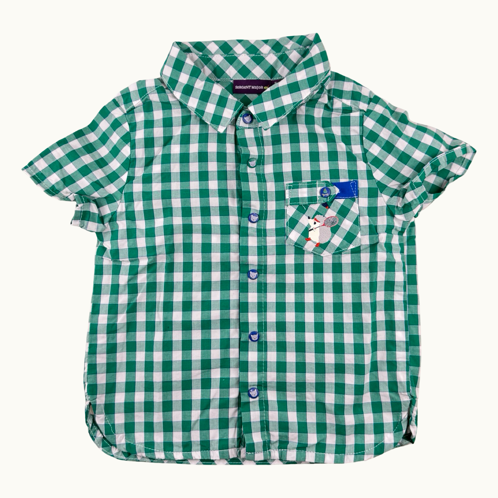 Chemise manches courtes Sergent Major - 18 mois
