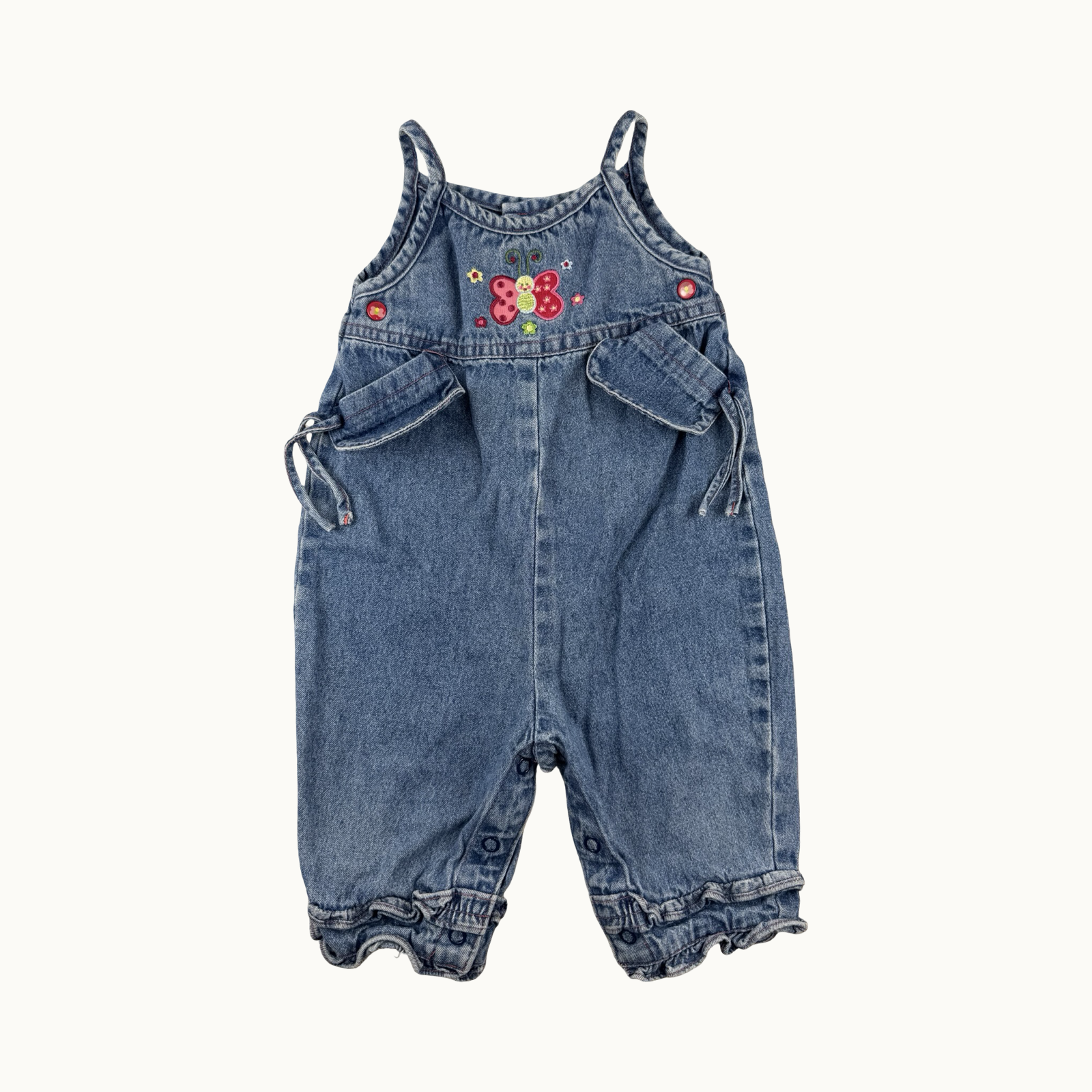 Salopette jean vintage - 6 mois