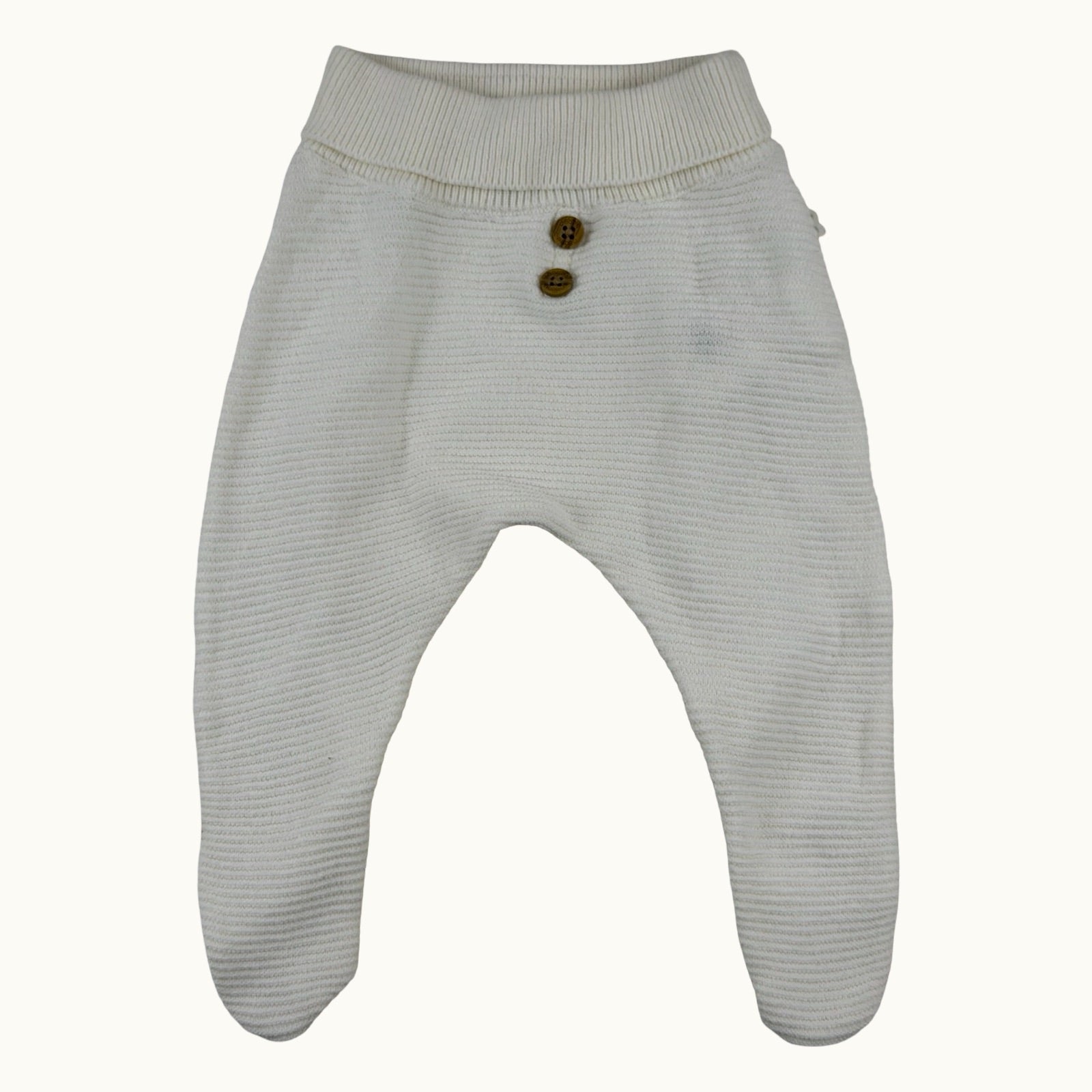 Legging en maille avec pieds - naissance
