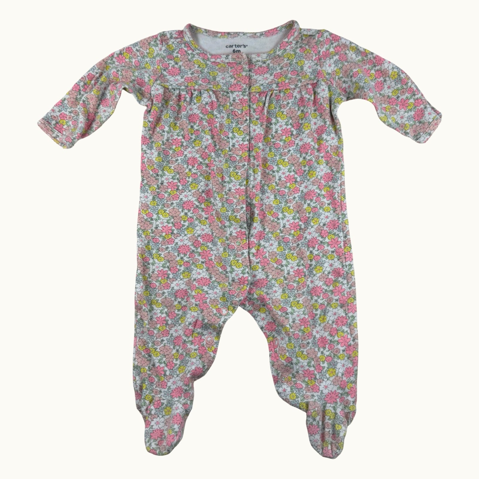 Pyjama fleuri Carter's - 6 mois