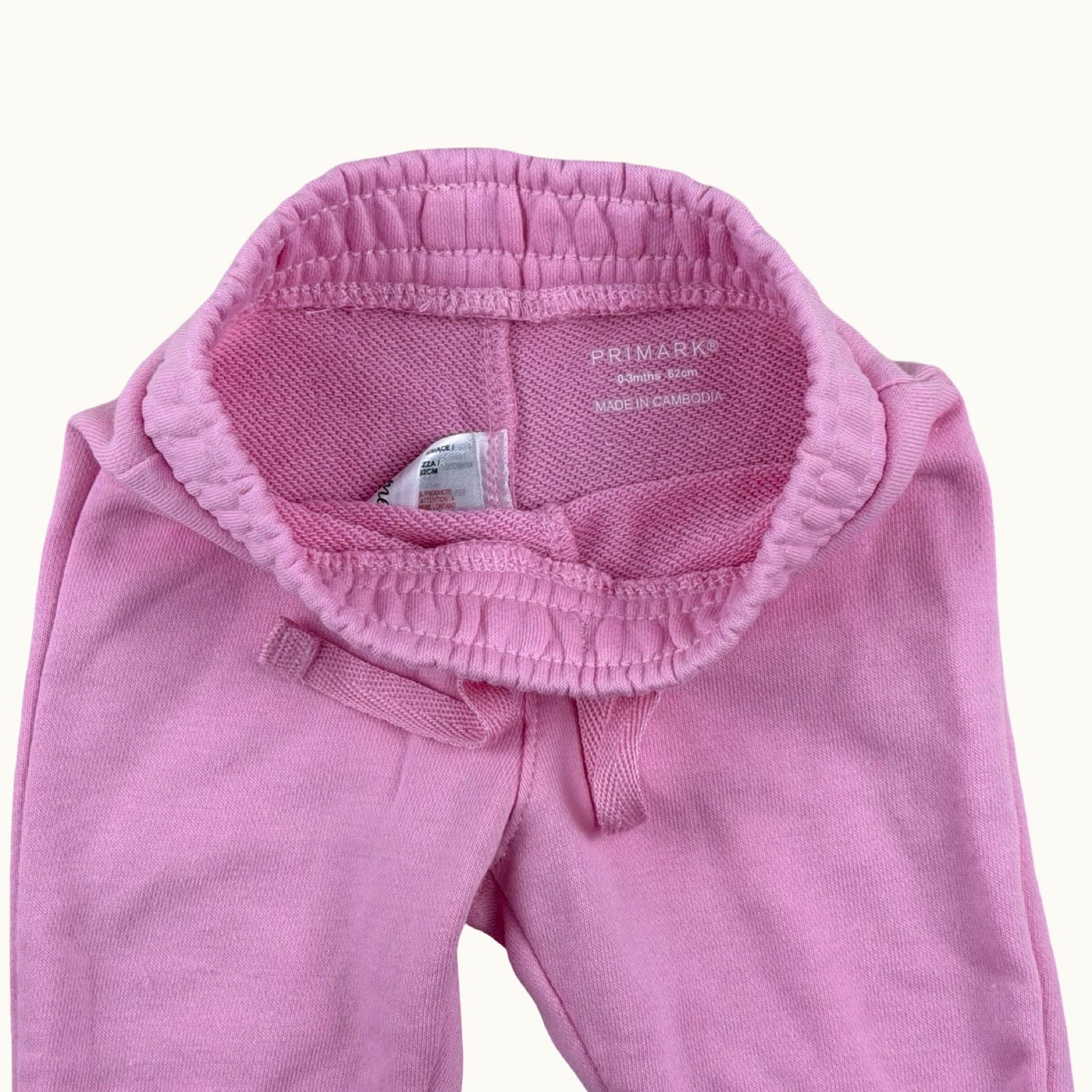 Jogging rose en coton - 3 mois