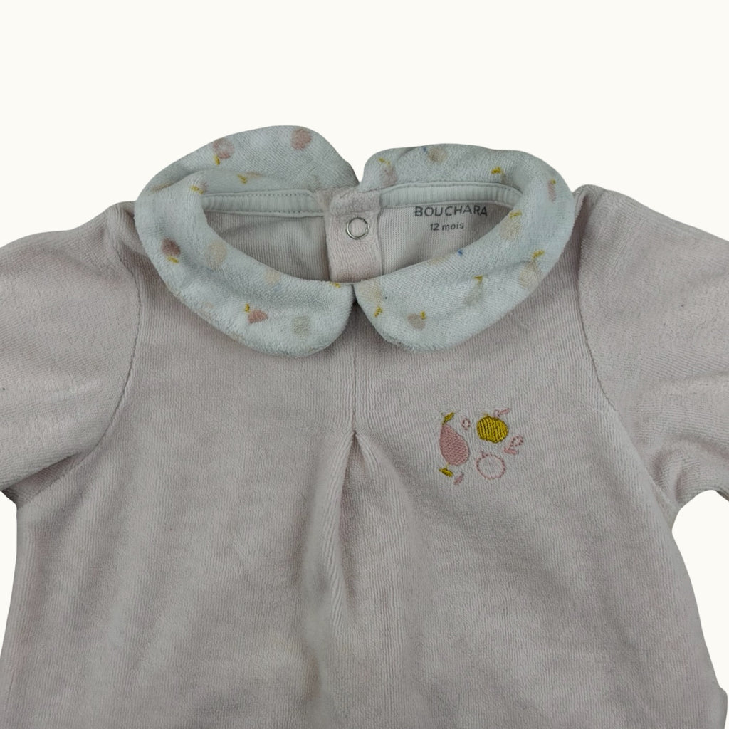 Pyjama en velours Bouchara - 12 mois