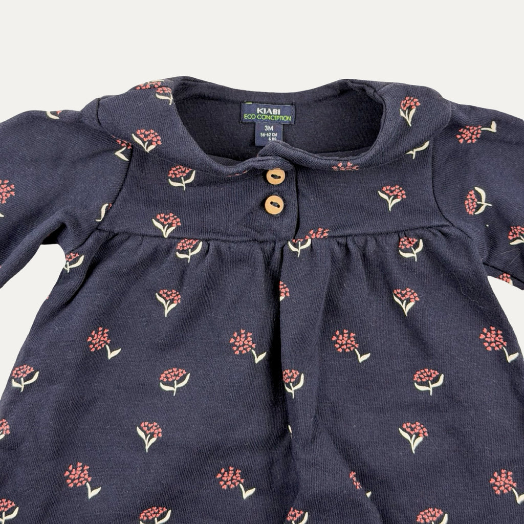 Robe fleurie - 3 mois