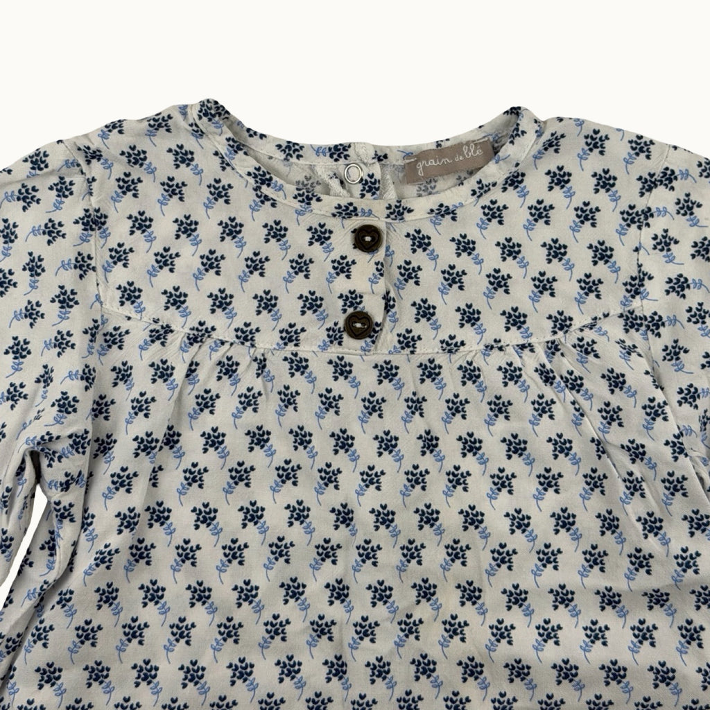 Blouse fleurie - 12 mois