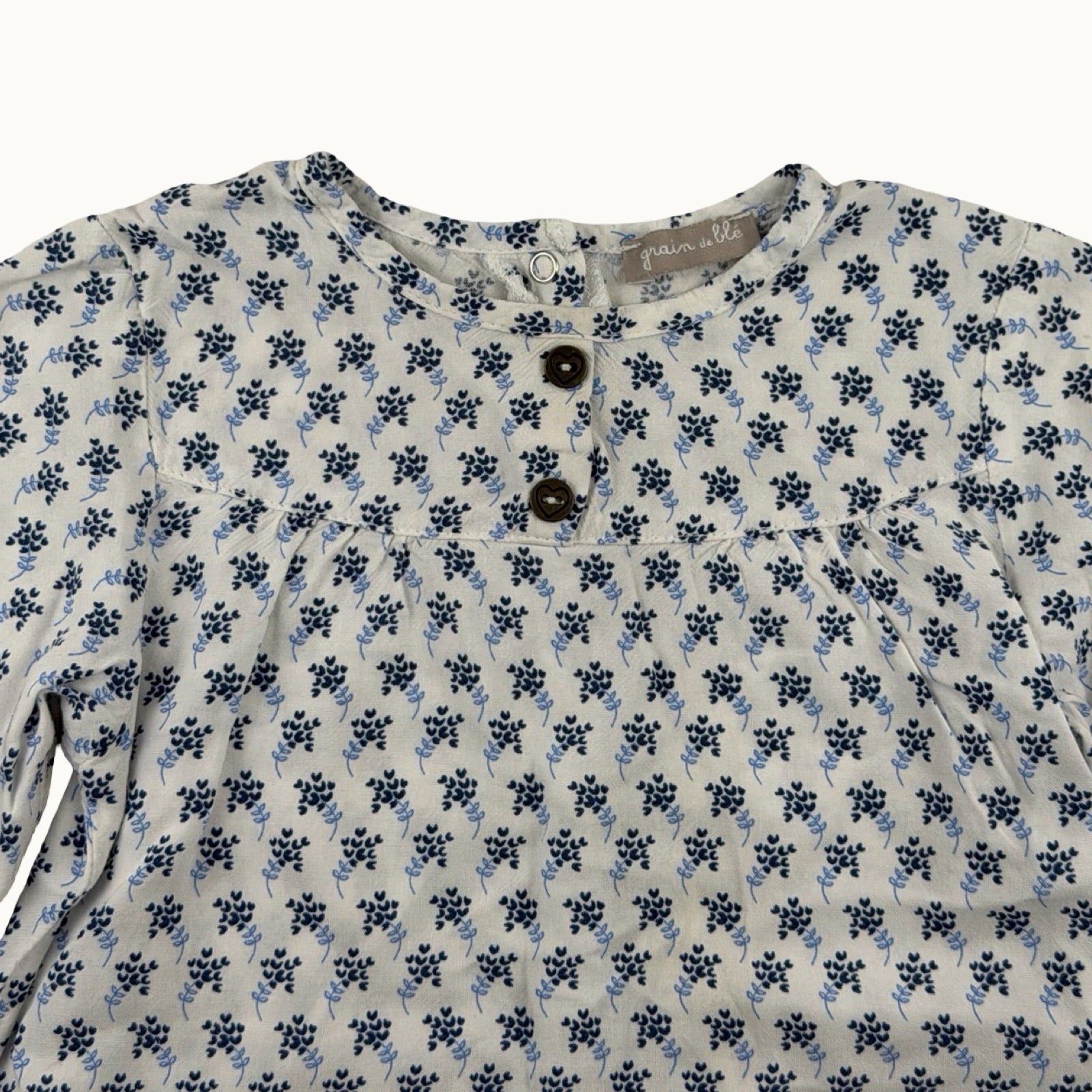 Blouse fleurie - 12 mois