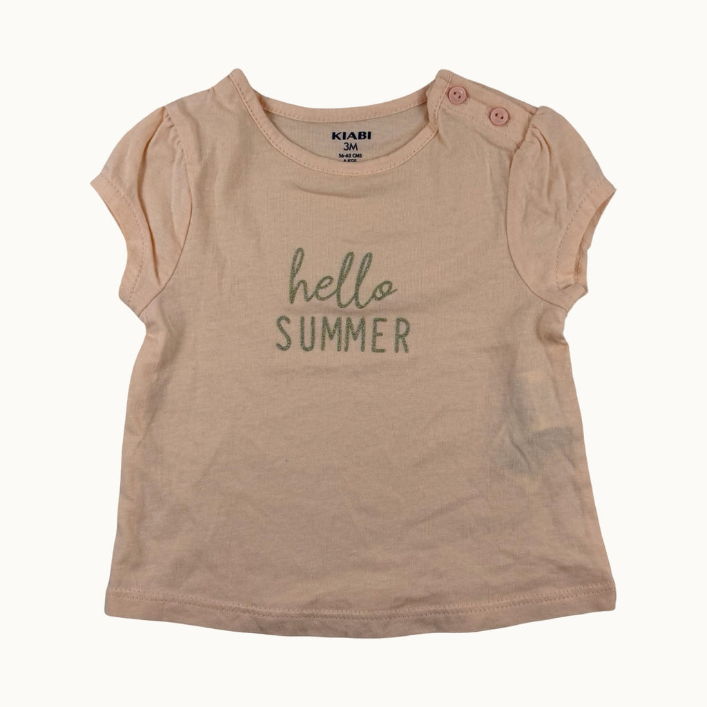 Lot 3 t-shirts motifs - 3 mois