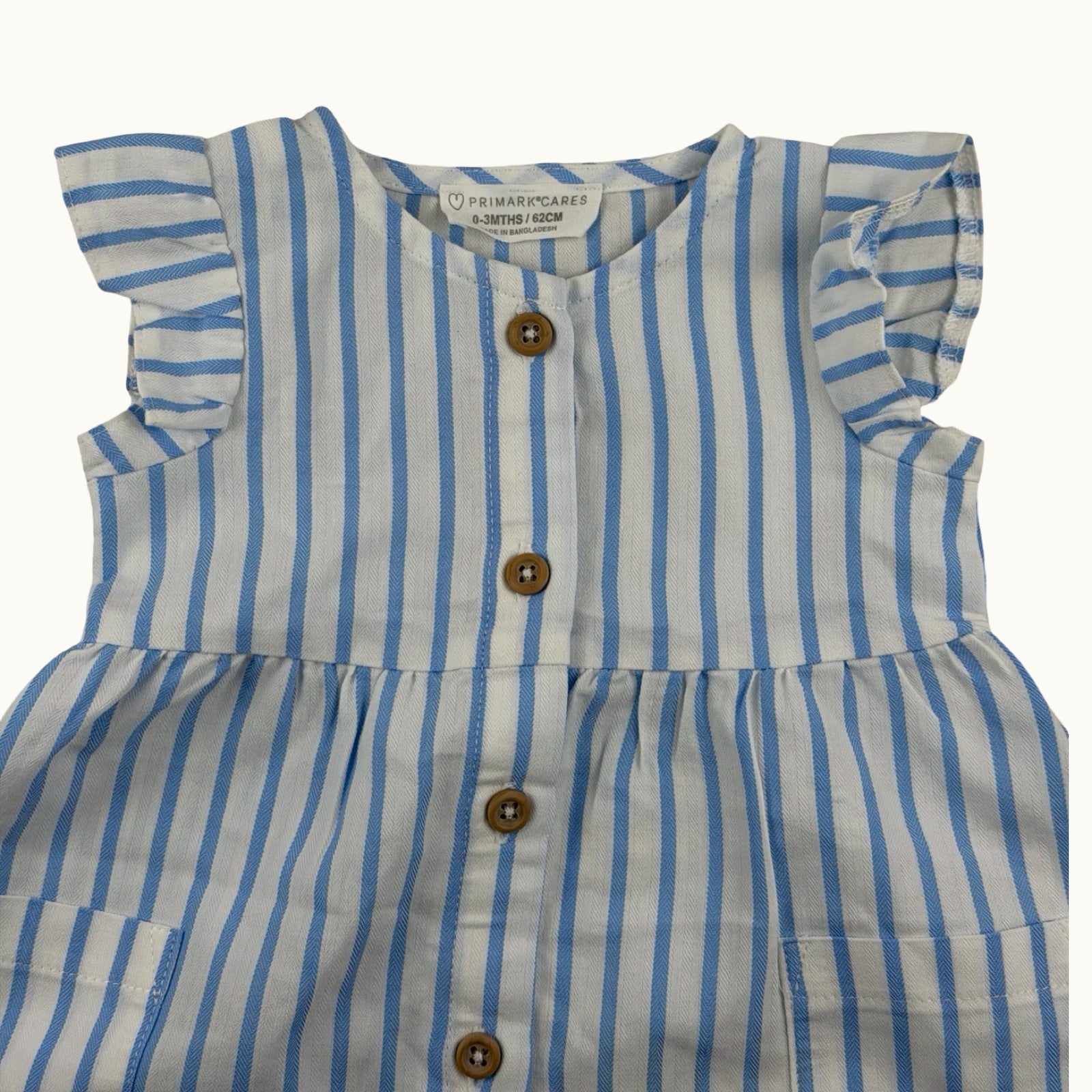 Robe d’été rayée - 3 mois
