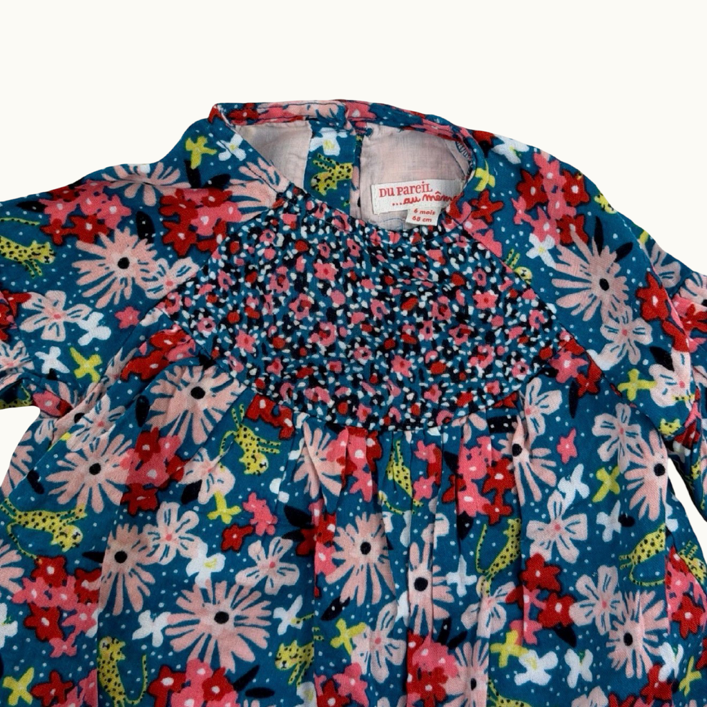 Robe fleurie DPAM - 6 mois
