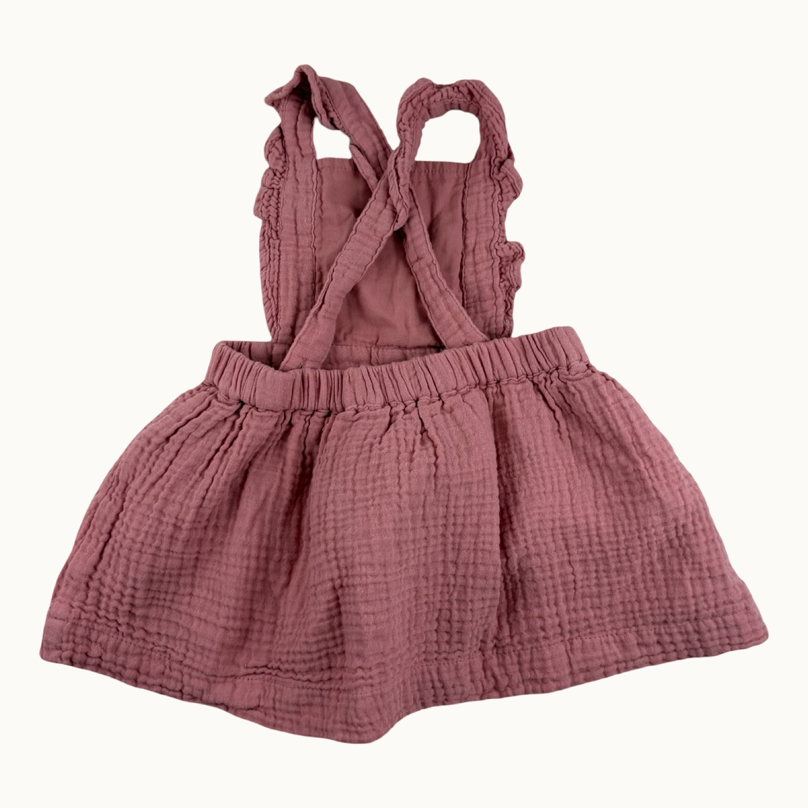 Robe salopette en gaze de coton Vertbaudet - 18 mois