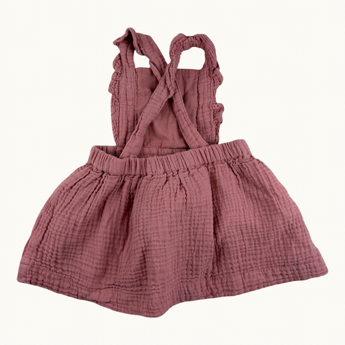 Robe salopette en gaze de coton Vertbaudet - 18 mois