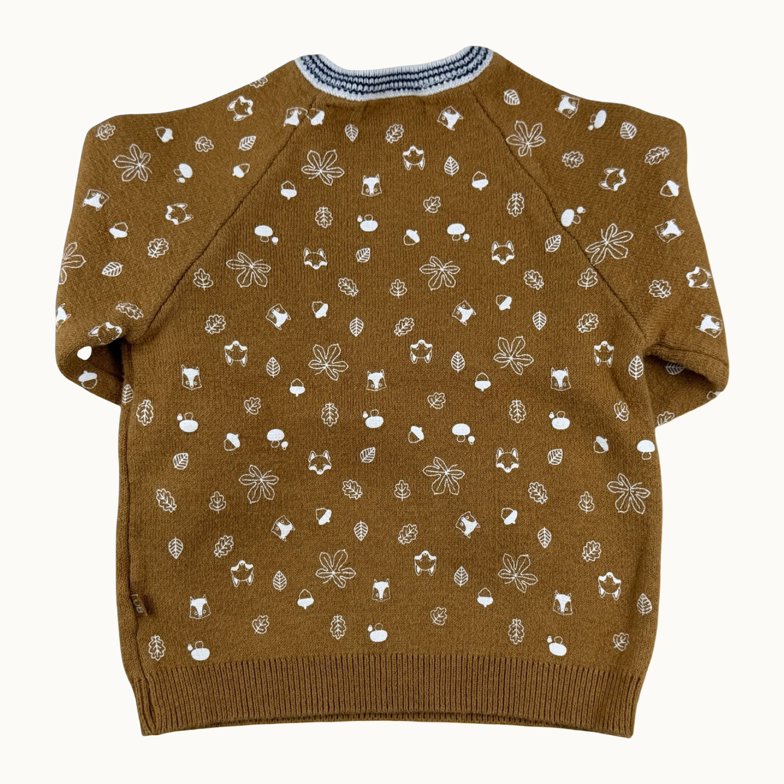 Pull tricot forêt Obaïbi - 12 mois