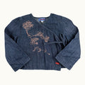 Veste denim broderie florale Kenzo - 24 mois