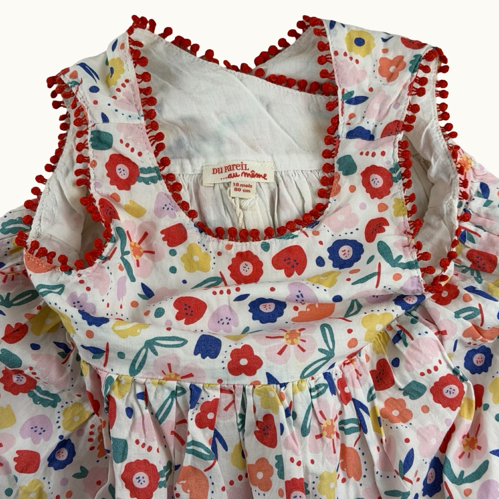 Robe fleurie DPAM - 18 mois