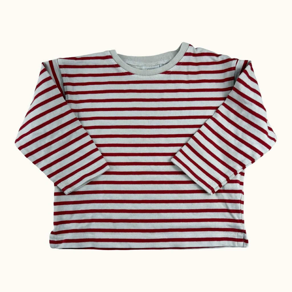 T-shirt manches longues marinière Zara - 24 mois