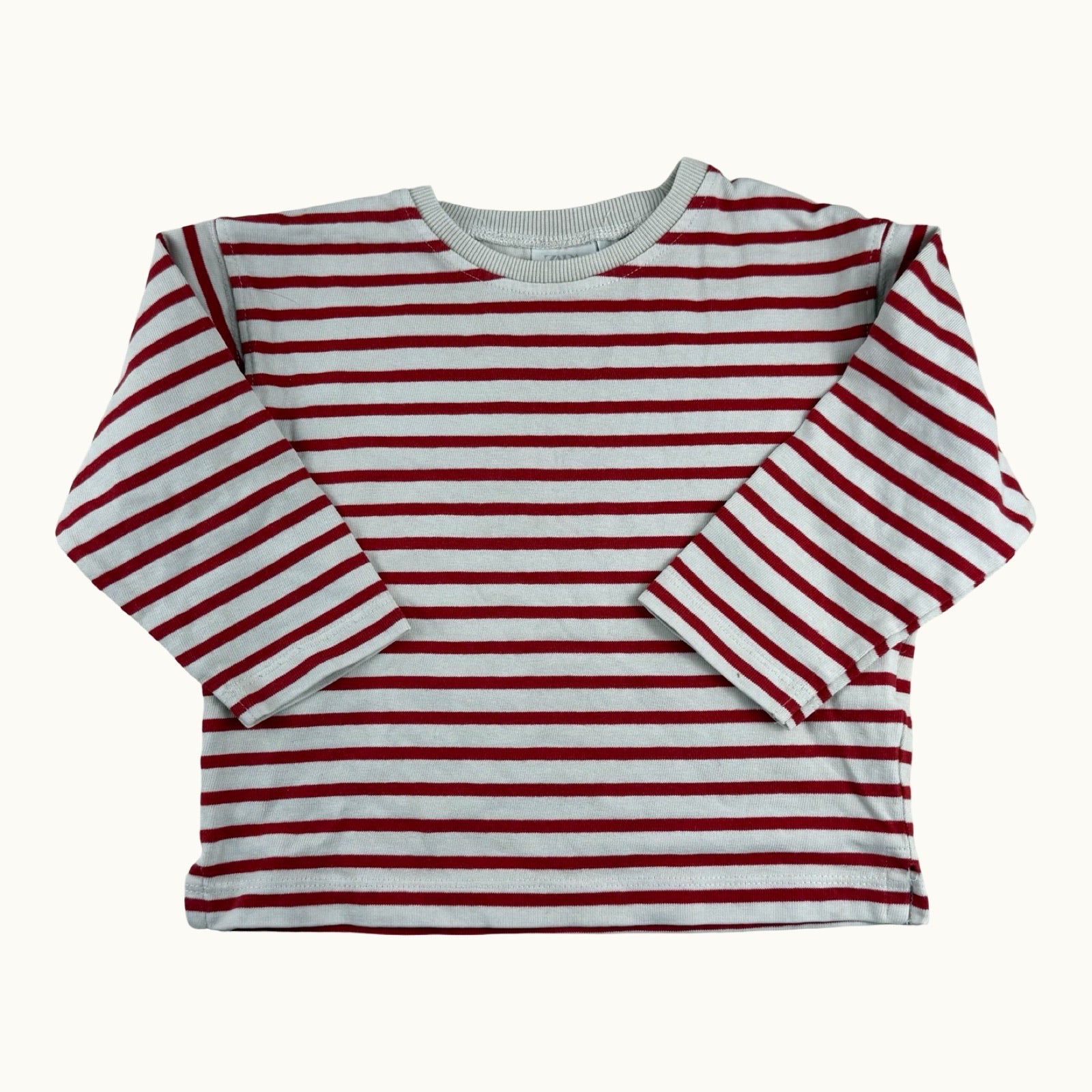 T-shirt manches longues marinière Zara - 24 mois