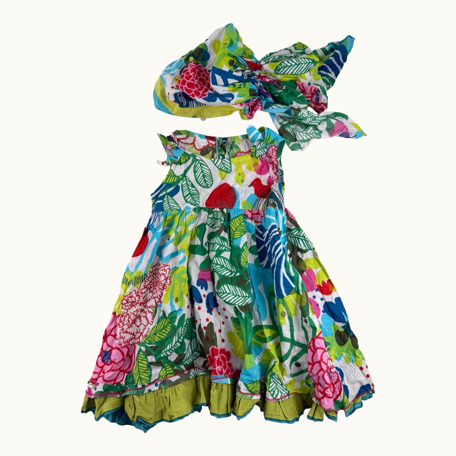 Ensemble robe et bandana Catimini - 24 mois