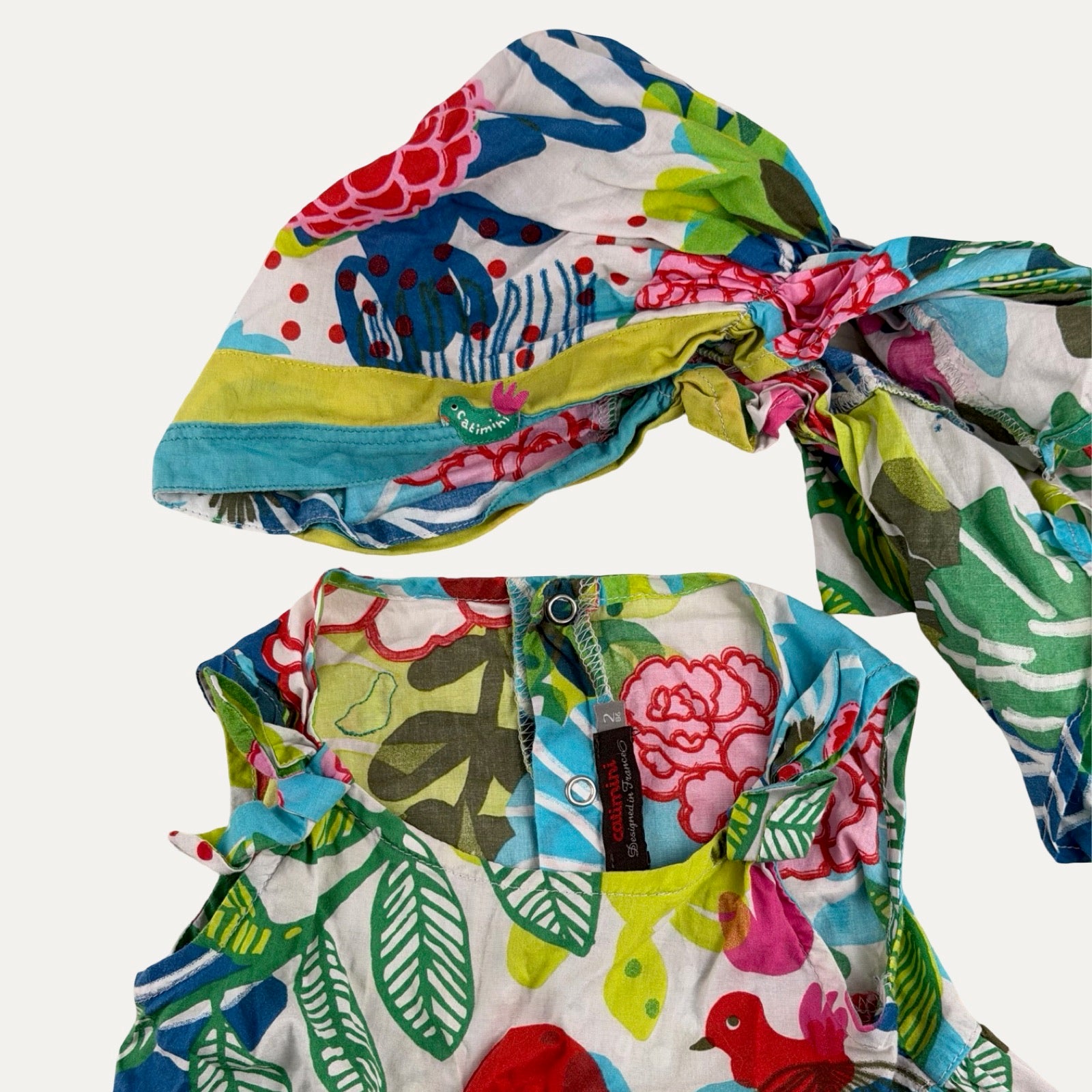 Ensemble robe et bandana Catimini - 24 mois