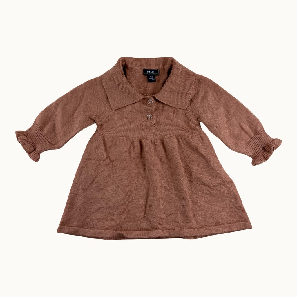 Robe en maille avec col - 1 mois
