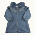 Robe en jean avec col broderie anglaise Zara - 18 mois