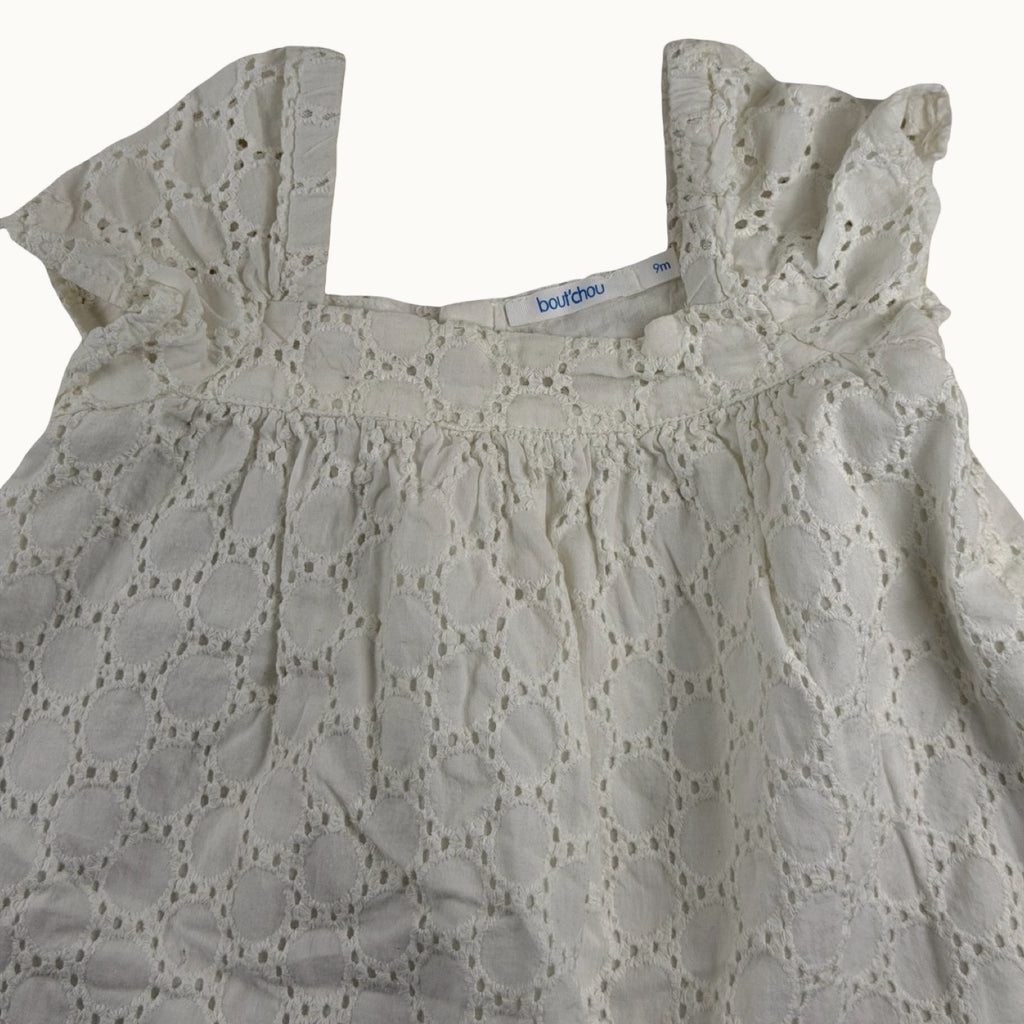 Robe broderie anglaise Bout'chou - 9 mois