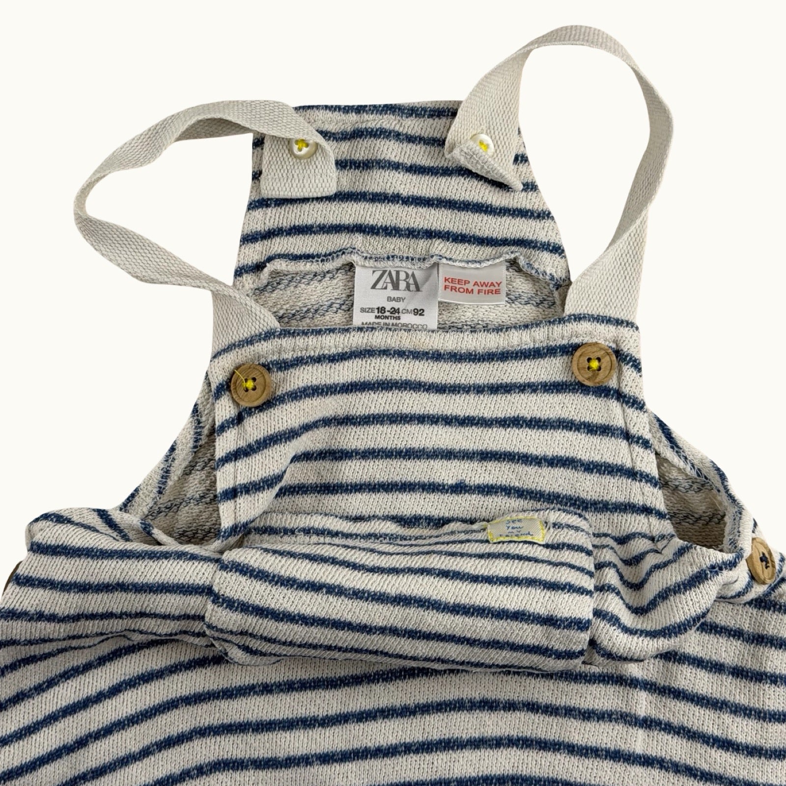 Combinaison rayée Zara - 24 mois