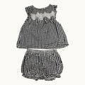 Ensemble blouse et bloomer vichy - 12 mois