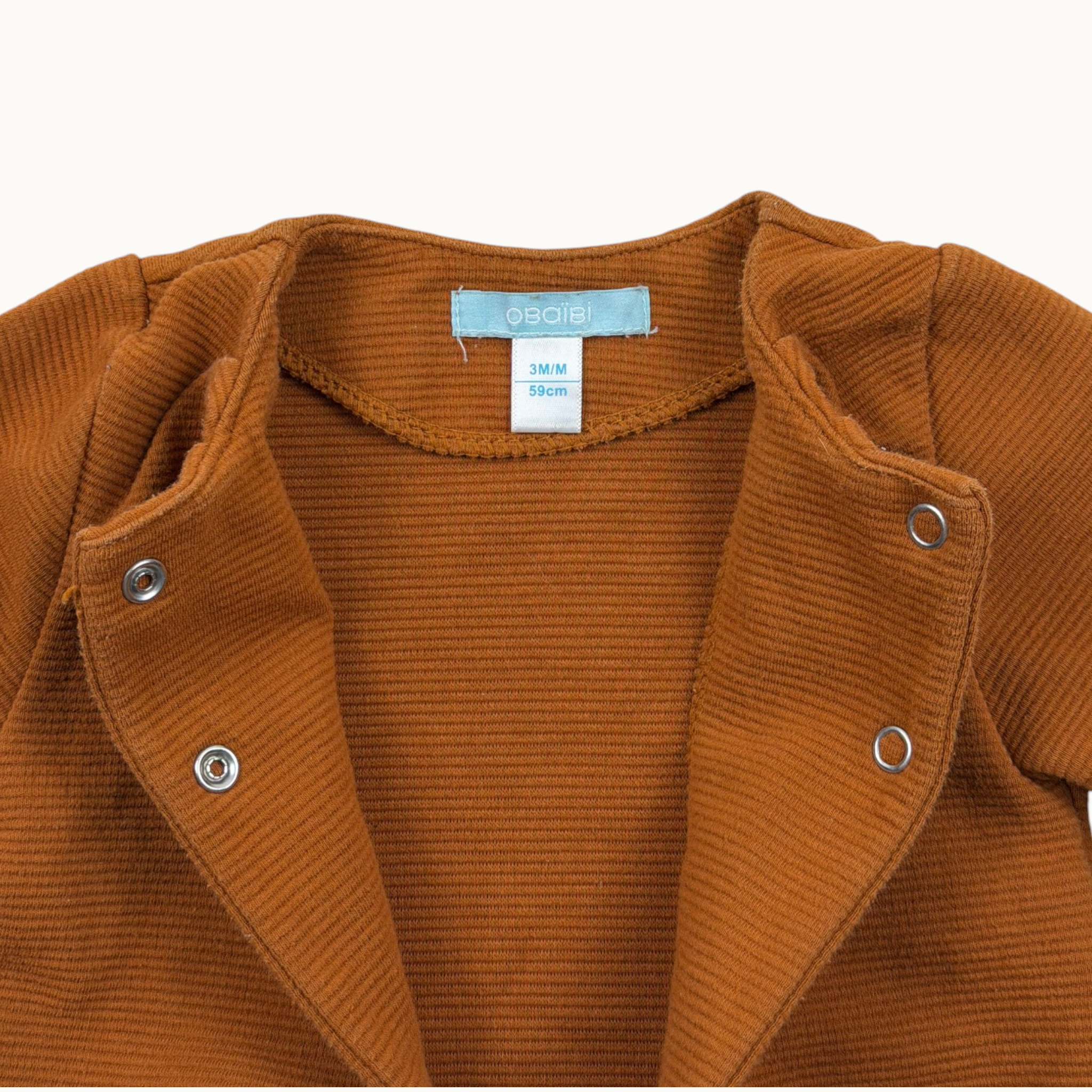 Gilet marron - 3 mois