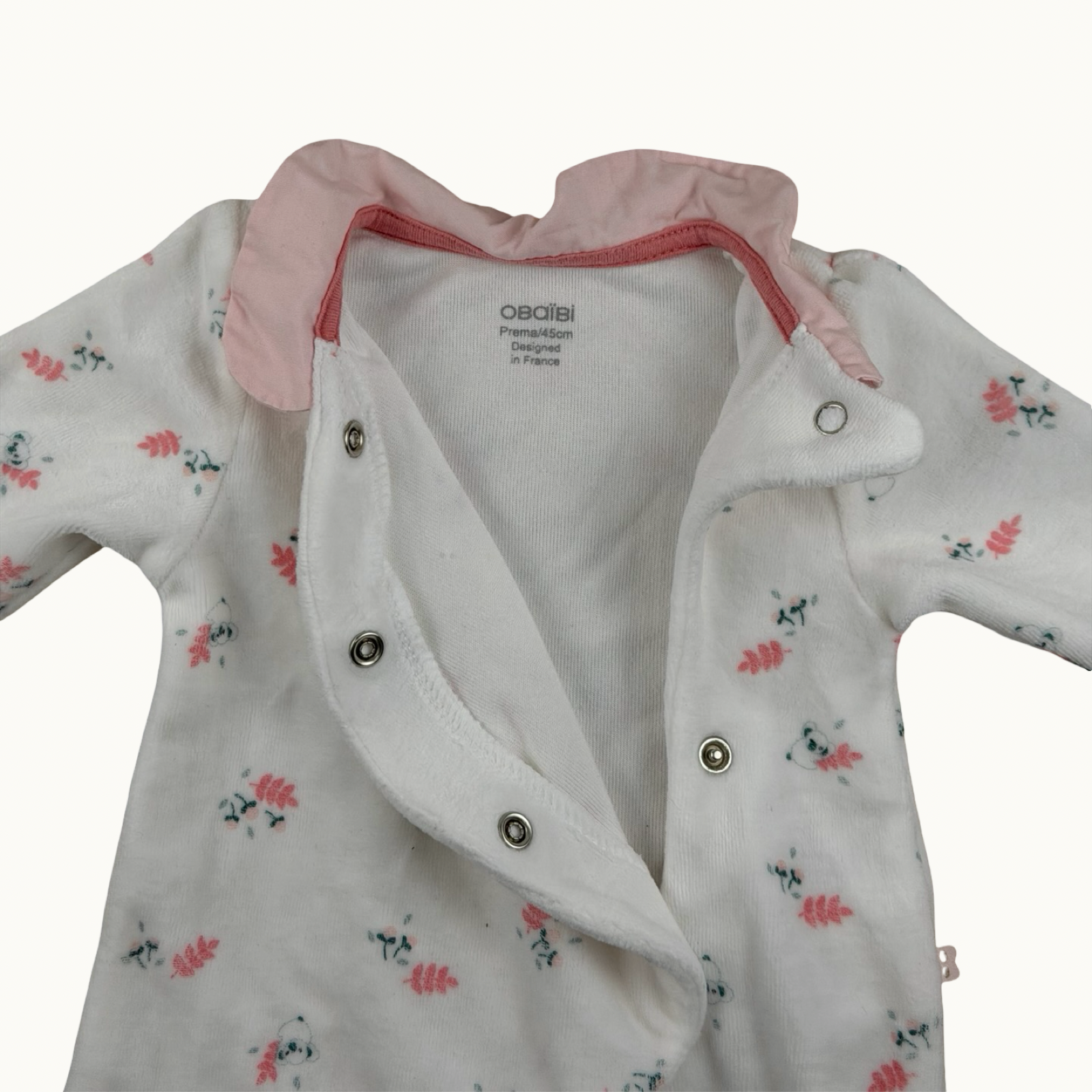 Pyjama velours à col - Préma