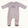 Pyjama velours rose - 3 mois