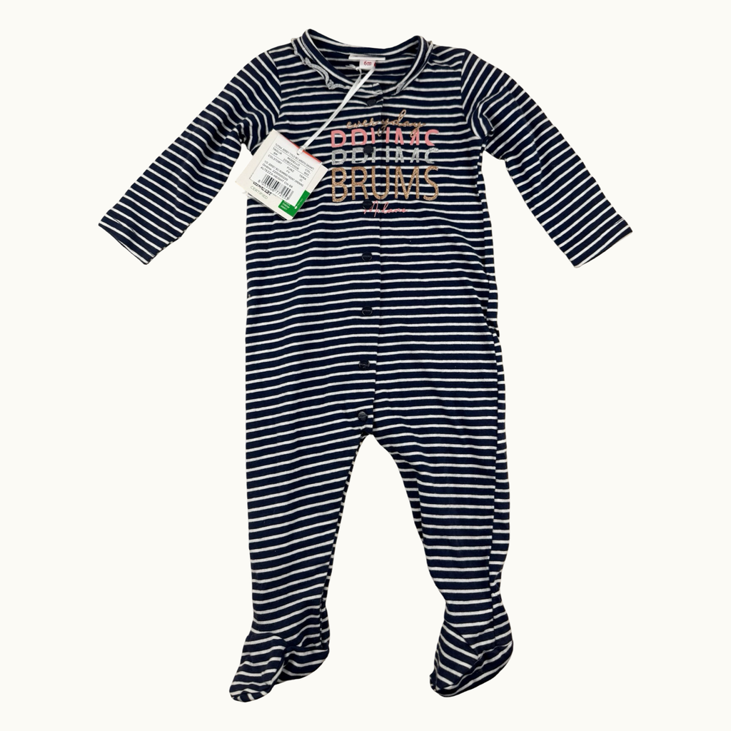 Pyjama léger rayé - 6 mois