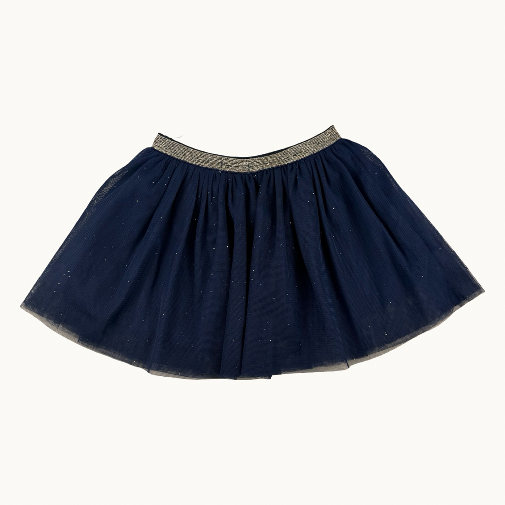 Jupe en tulle bleue pailletée - 12 mois