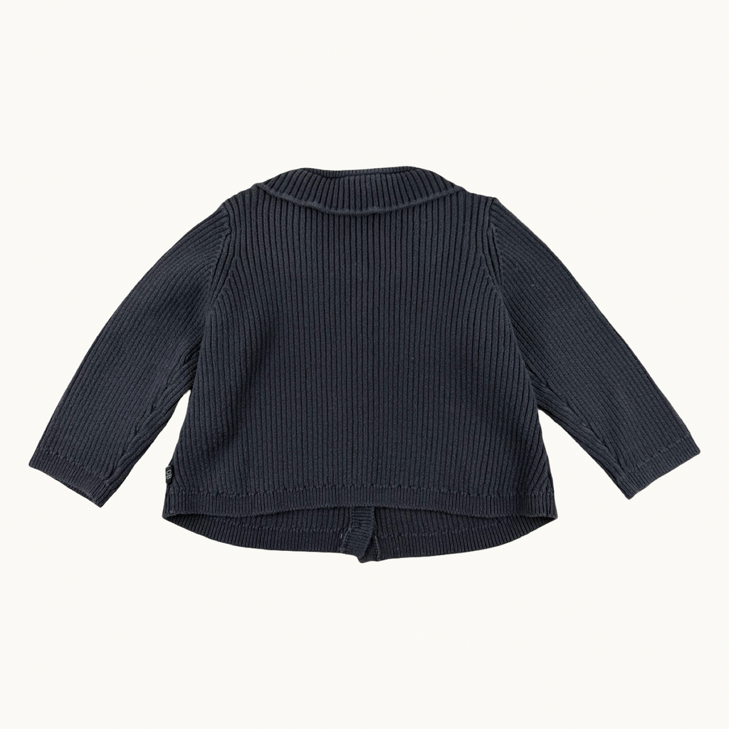 Gilet à col gris Obaïbi - 12 mois