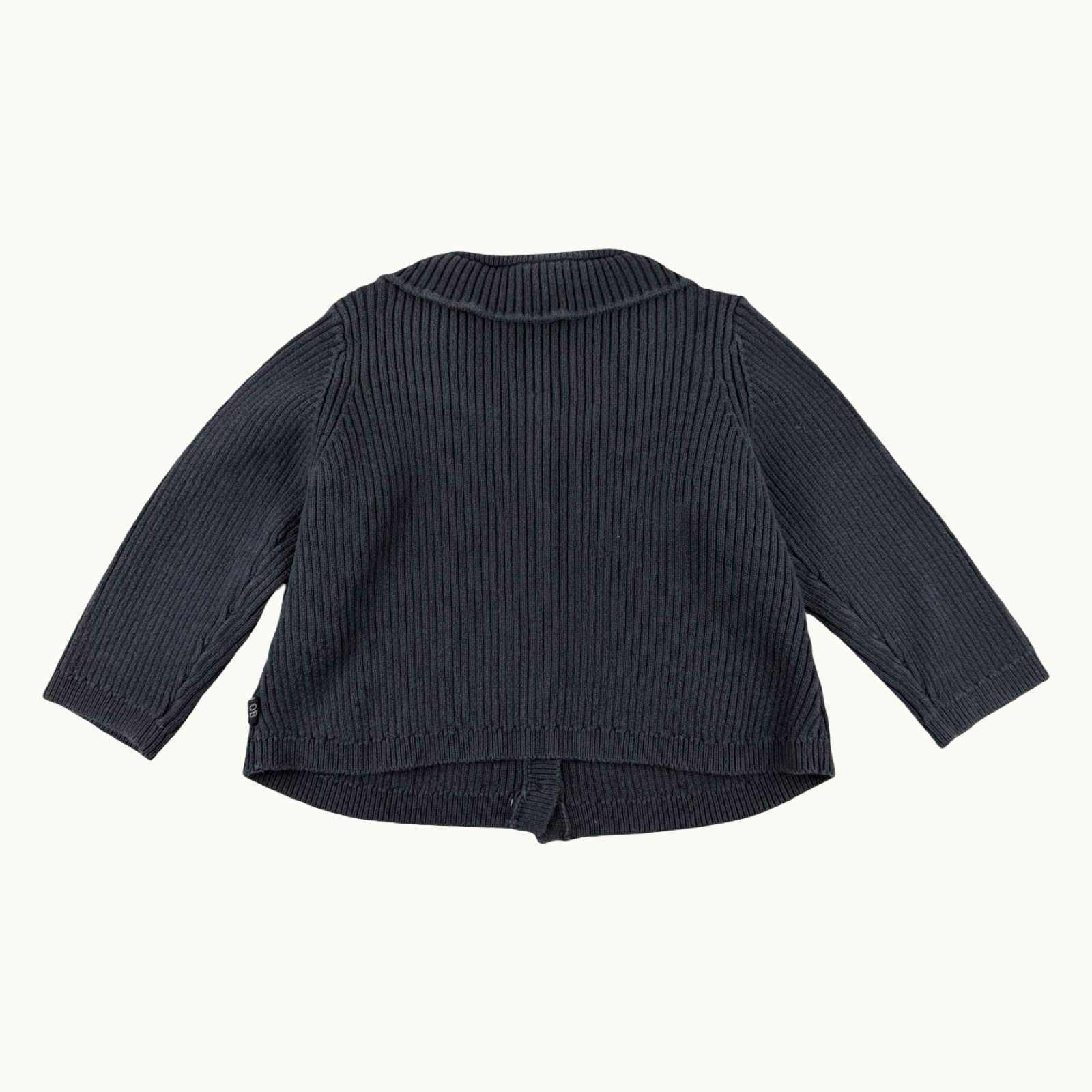 Gilet à col gris Obaïbi - 12 mois