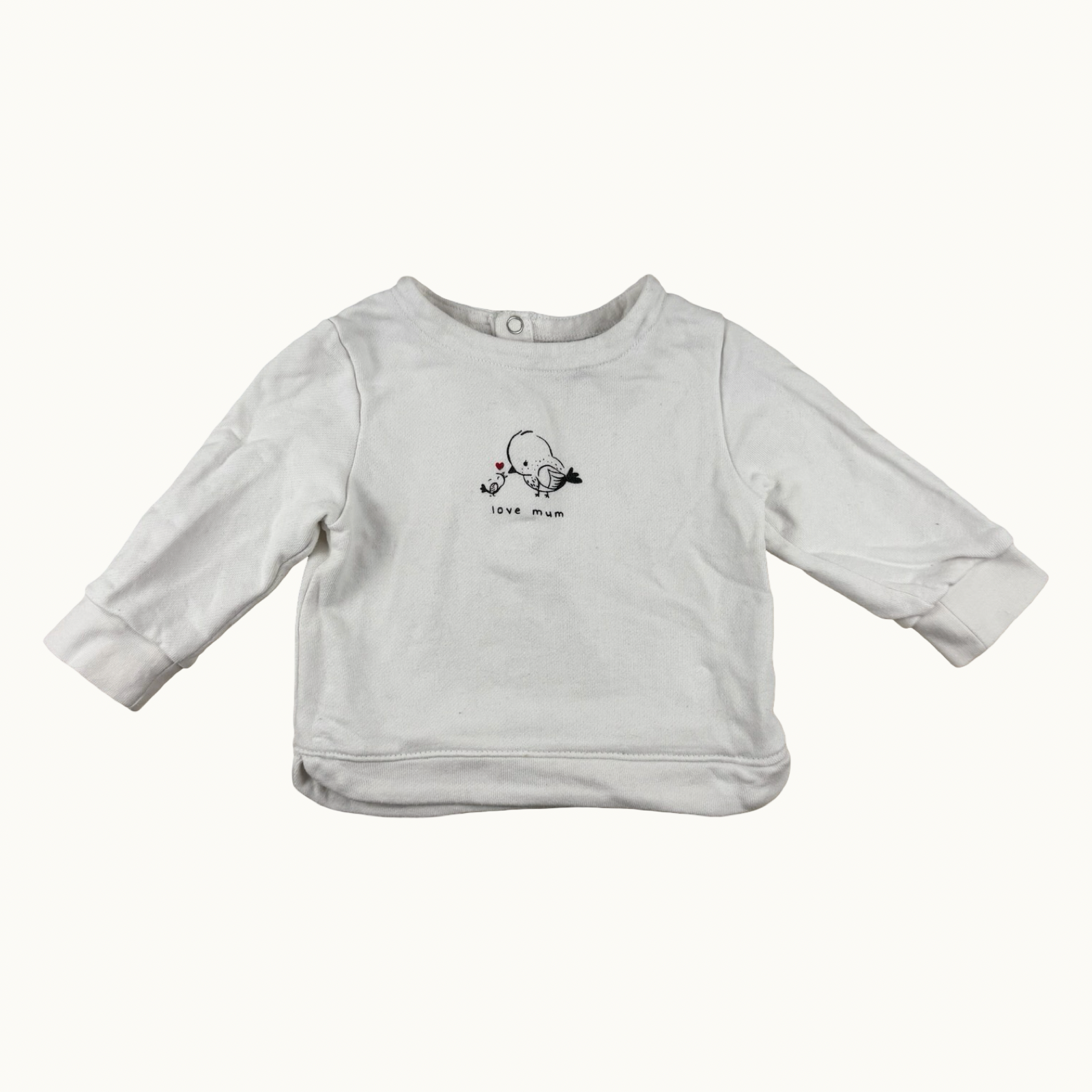 Sweat "Love mum" - 12 mois