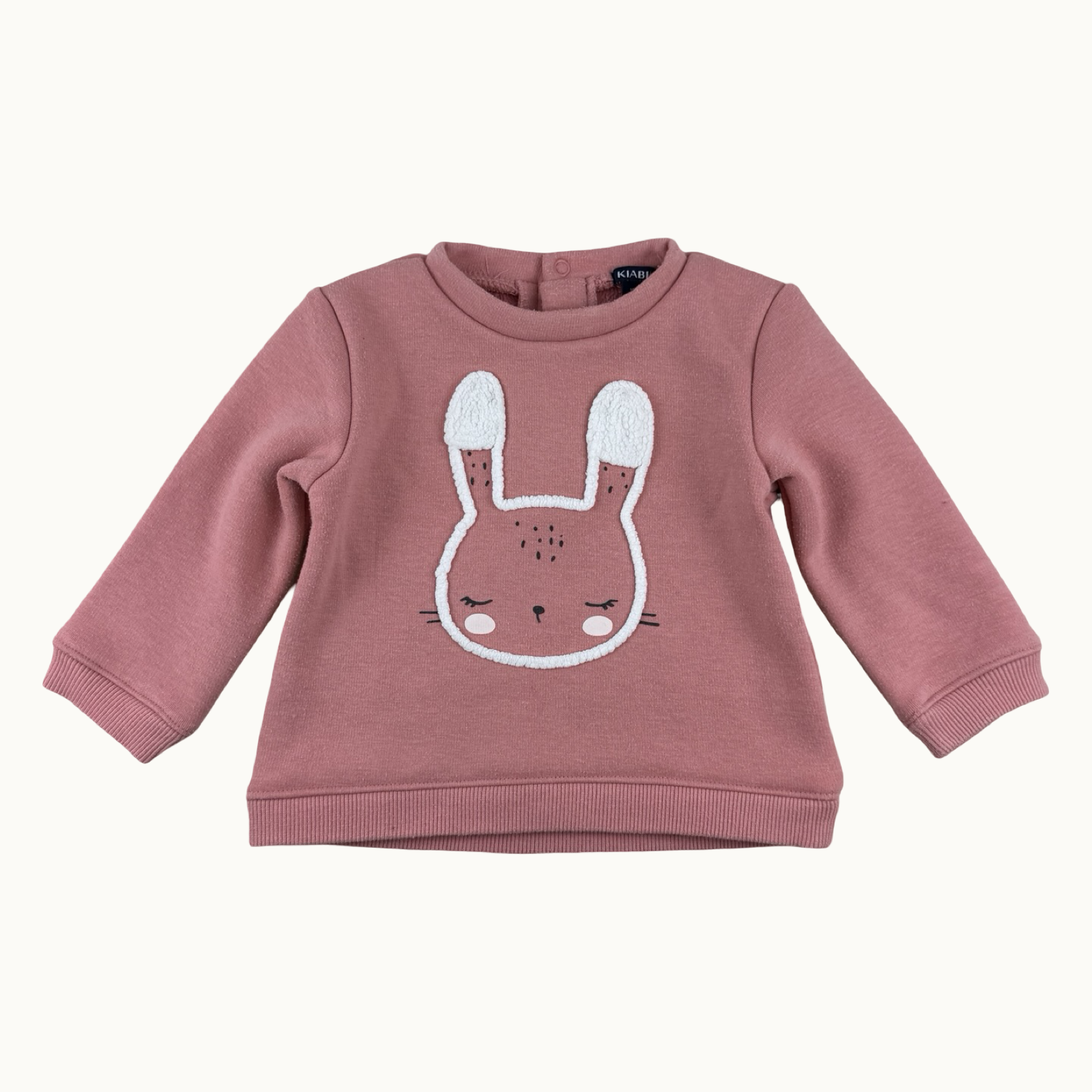 Sweat rose chaud - 12 mois