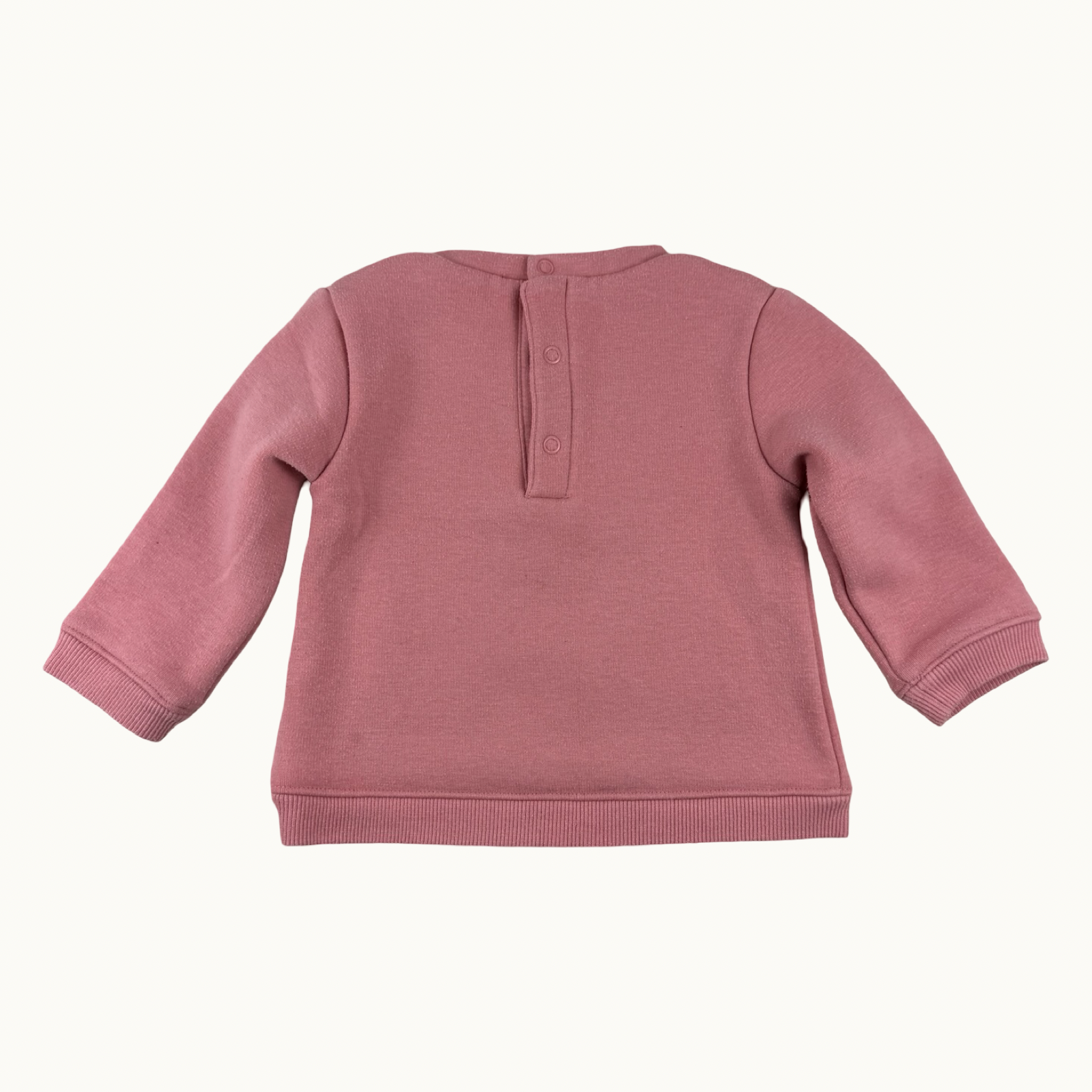 Sweat rose chaud - 12 mois
