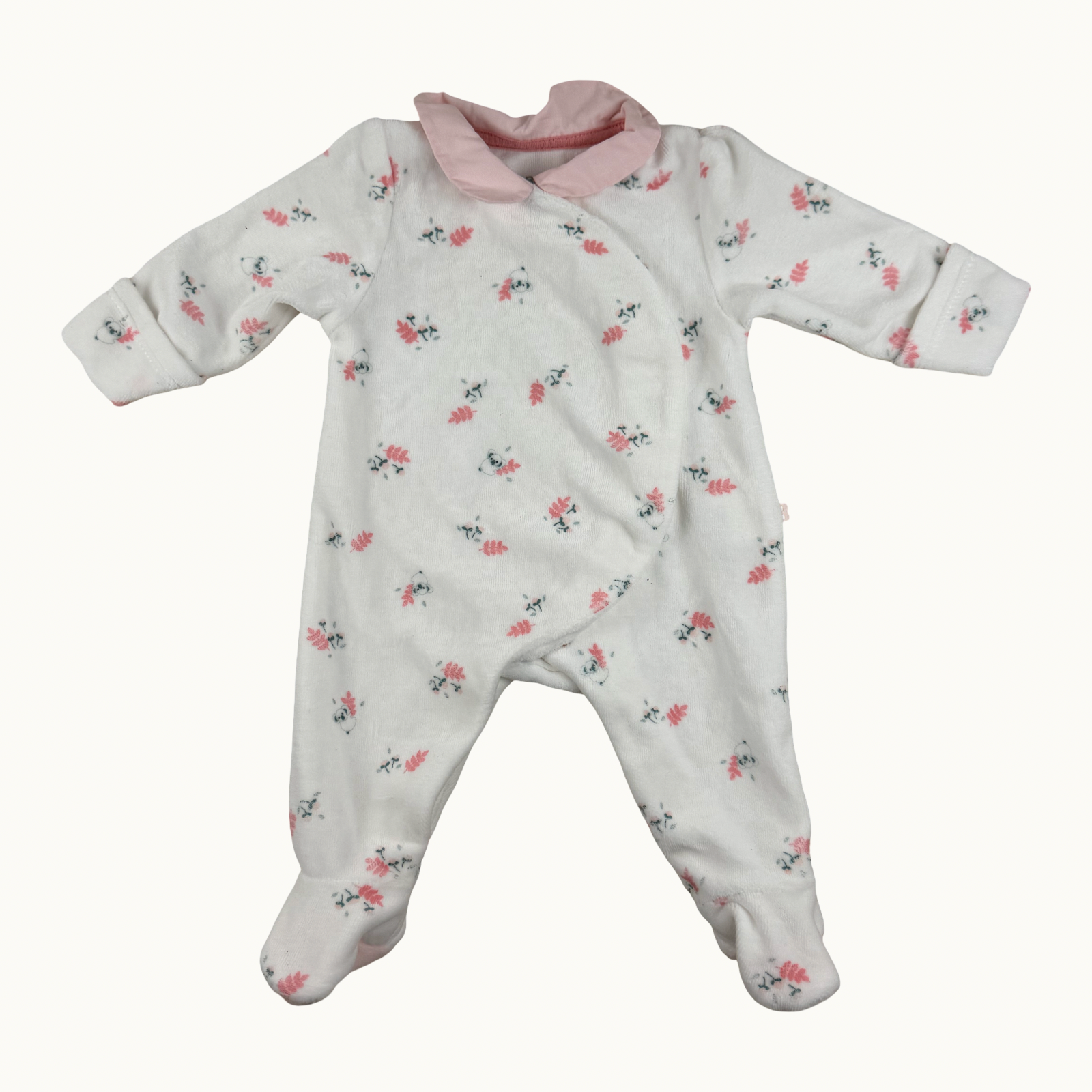 Pyjama velours à col - Préma
