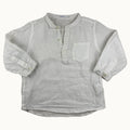 Chemise col mao en lin Bout'chou - 18 mois
