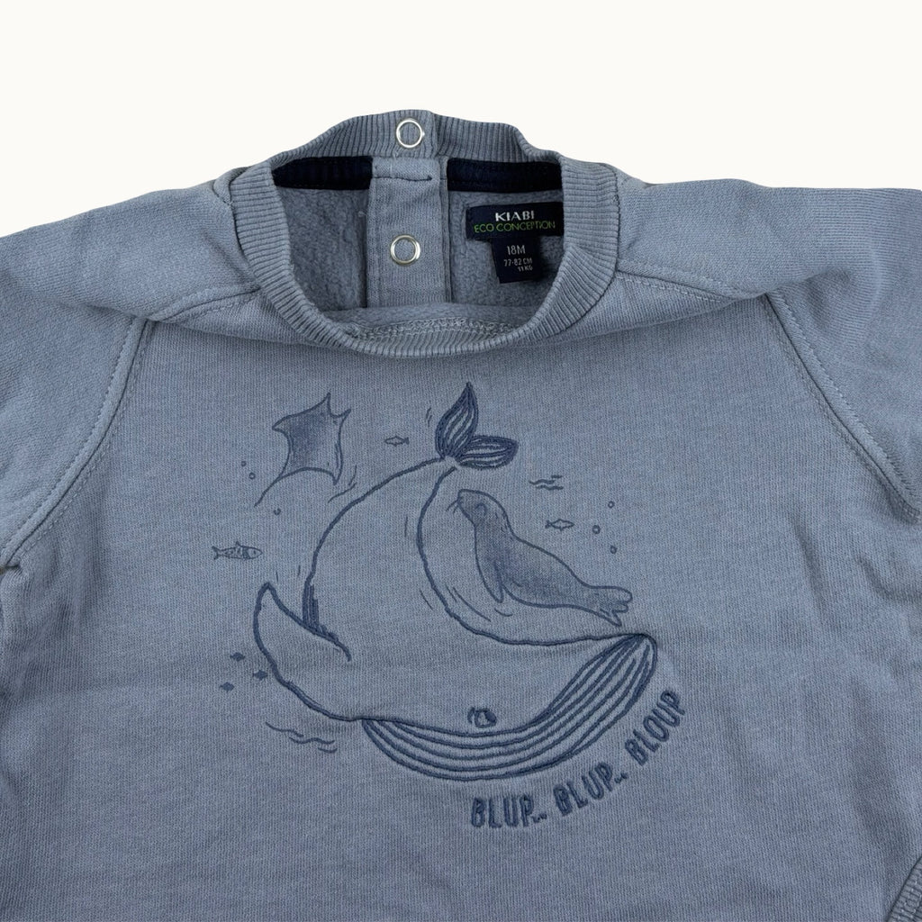 Sweat "Blup Blup Bloup" - 18 mois