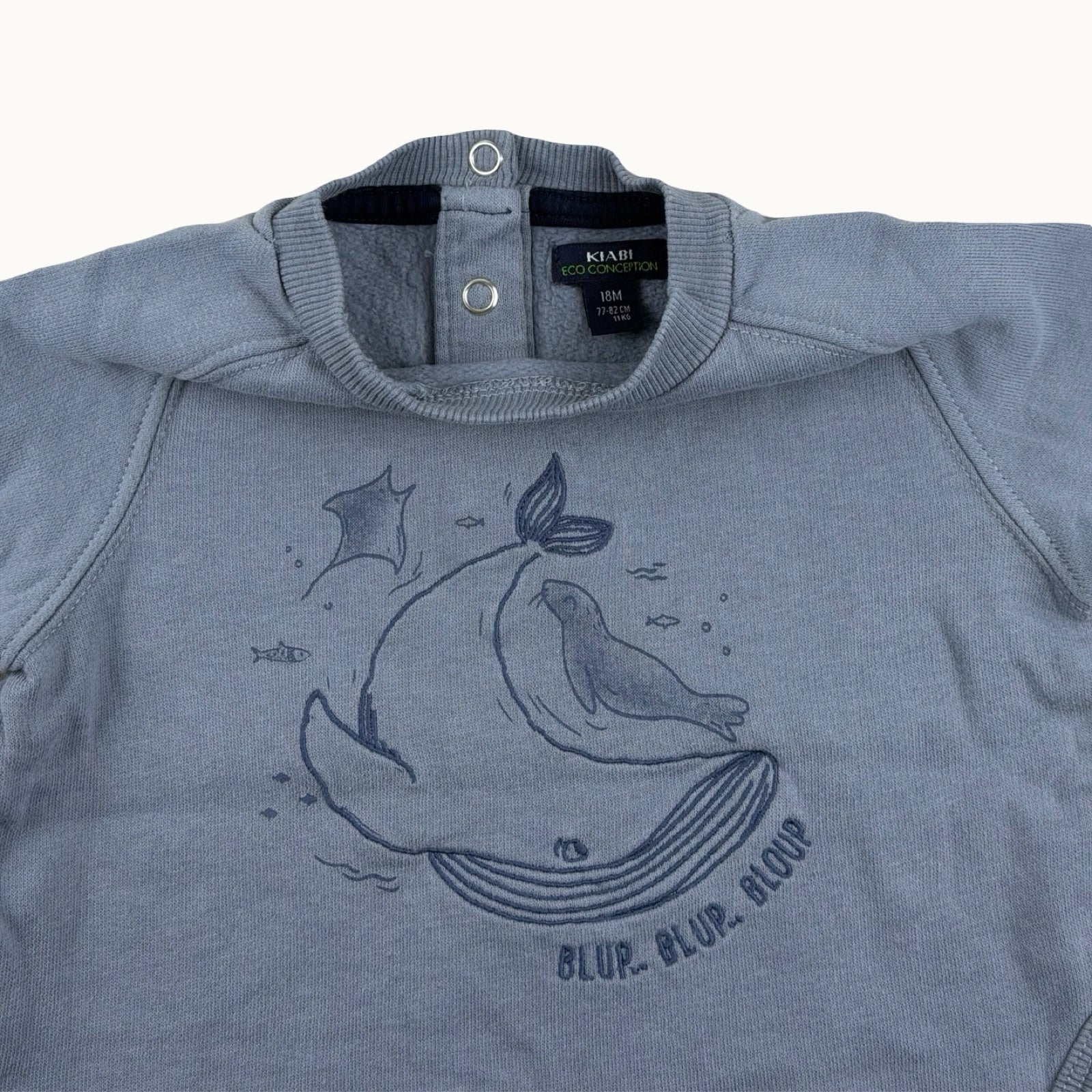 Sweat "Blup Blup Bloup" - 18 mois