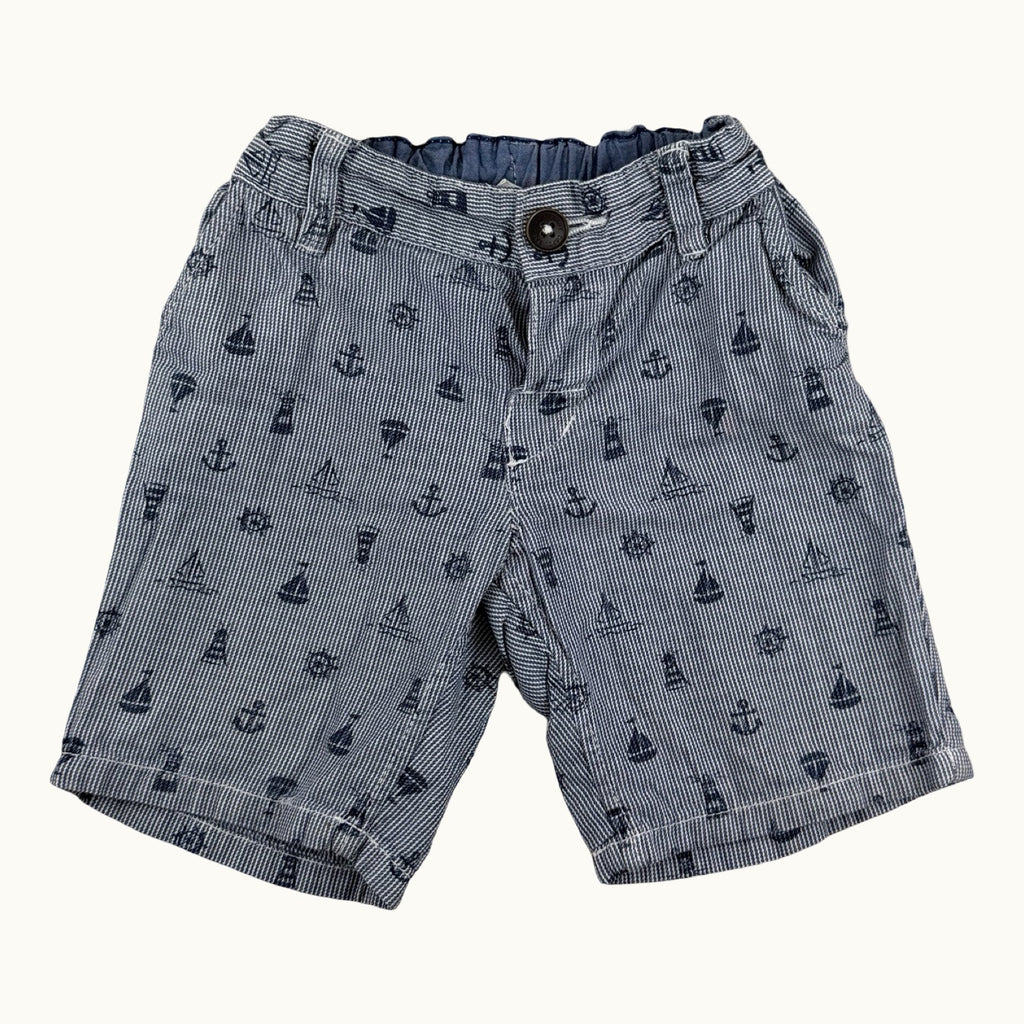 Short marin imprimé - 18 mois