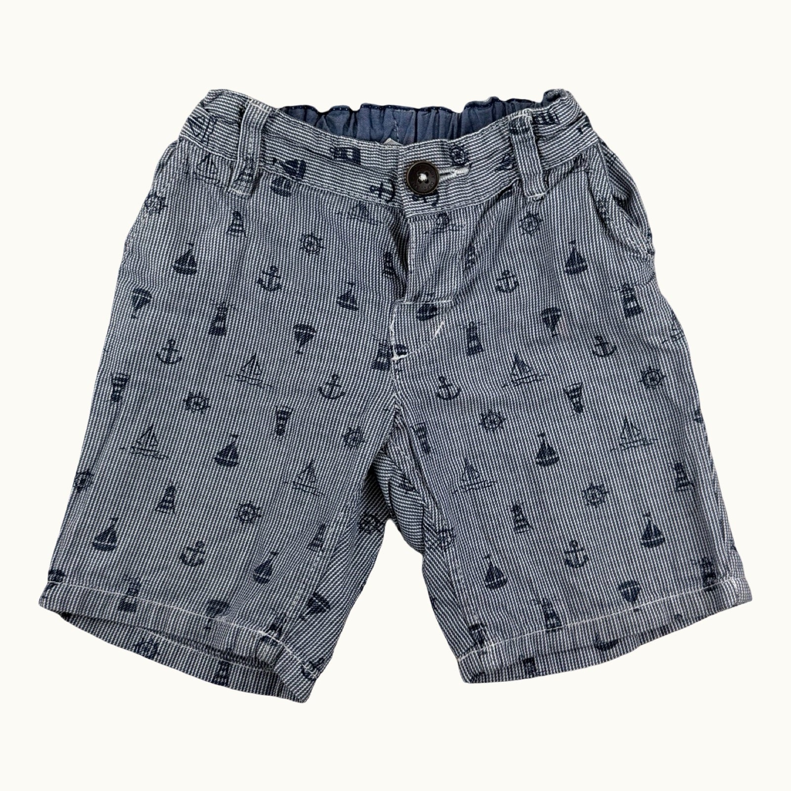 Short marin imprimé - 18 mois