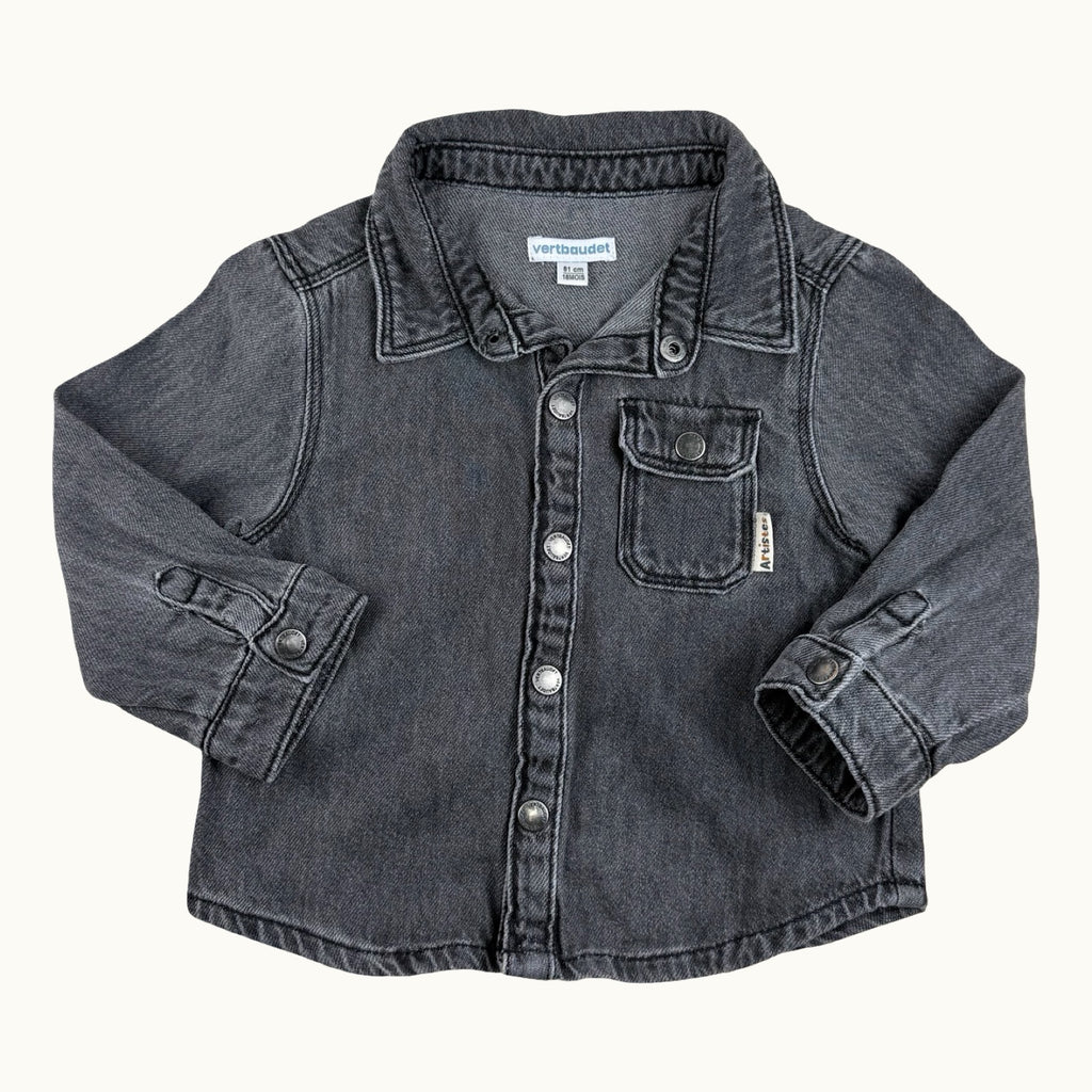 Chemise en jean Vertbaudet - 18 mois