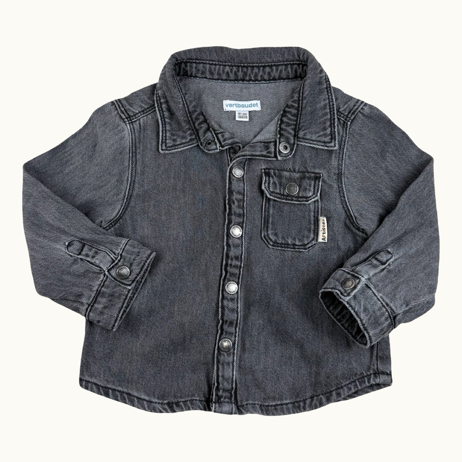 Chemise en jean Vertbaudet - 18 mois