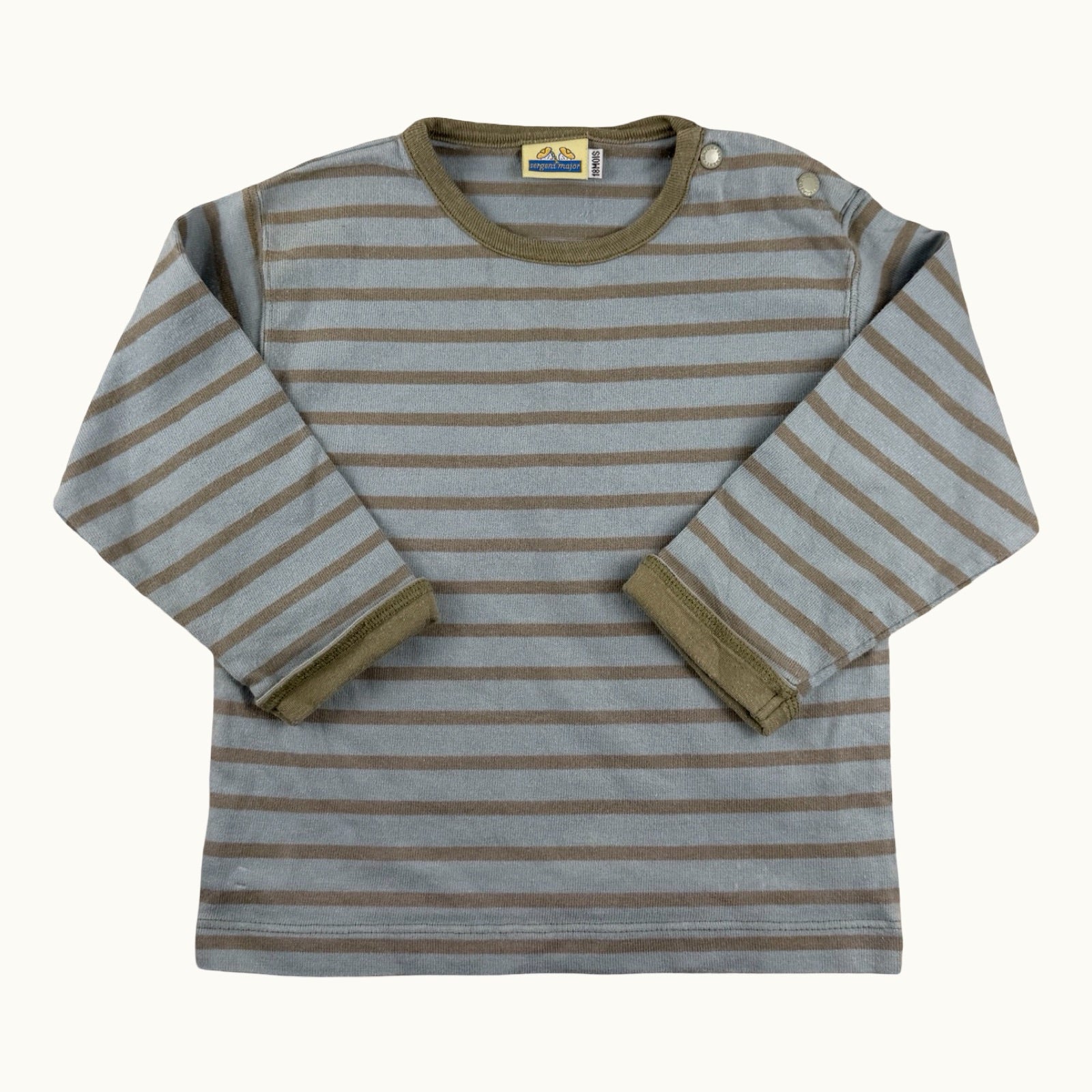 T-shirt manches longues rayé Sergent Major - 18 mois