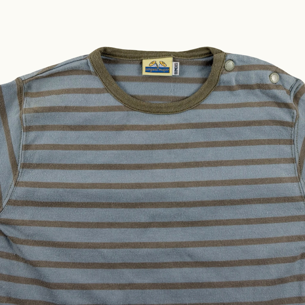 T-shirt manches longues rayé Sergent Major - 18 mois