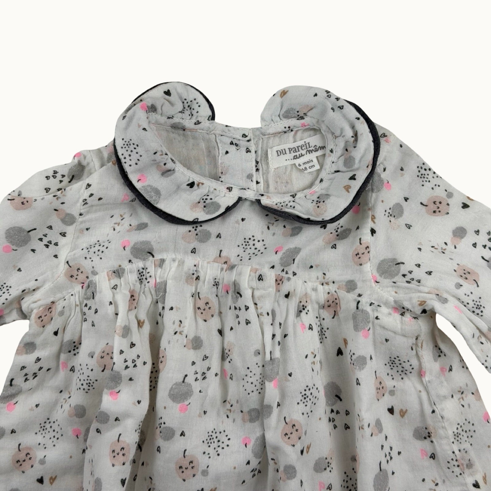 Blouse avec col DPAM - 6 mois