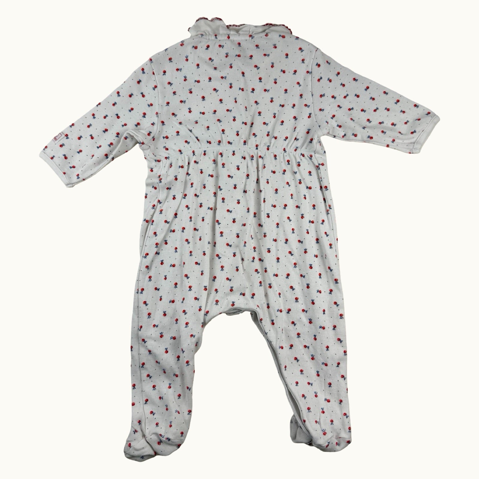 Combinaison / pyjama avec col Petit Bateau - 3 mois